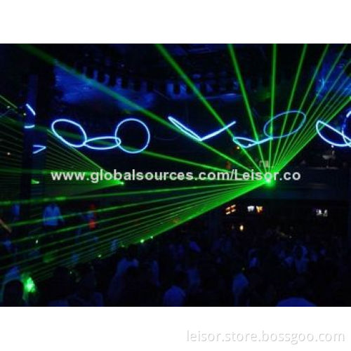 6W RGB Full Color Laser Stage Light with 50-60Hz Frequency, OEM Orders Welcomed